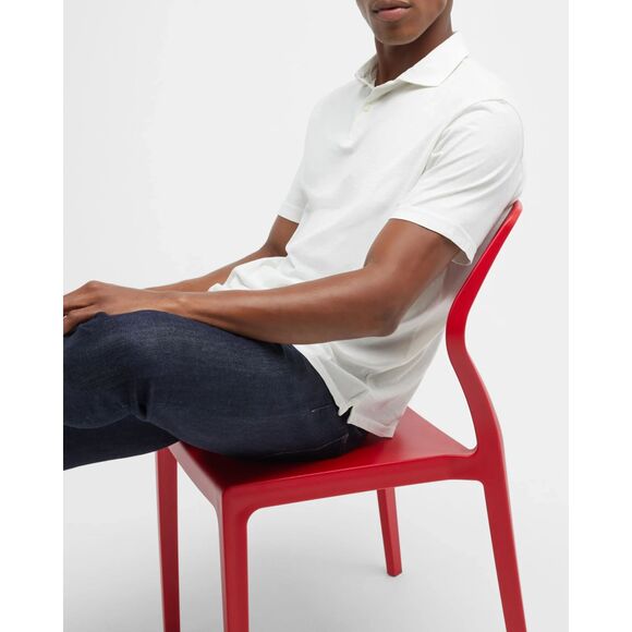 Peter Millar Men's Journeyman Polo Shirt, 100% Pima Cotton, XXL, White, $150 NEW - Picture 3 of 11